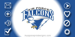 Air Force Falcons ncaa contact table by Uday