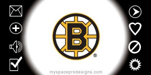 Boston Bruins nhl contact table by Uday