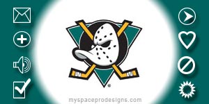 Anaheim Ducks nhl contact table by Uday