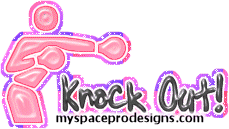 knock out sports glitter graphic by spotlight-shure