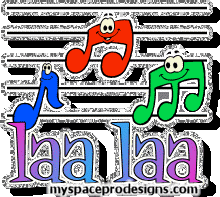 laa laa music glitter graphic by spotlight-shure