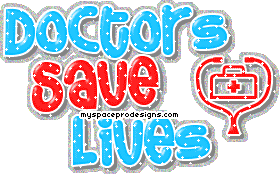 doctors save lives work glitter graphic by spotlight-shure