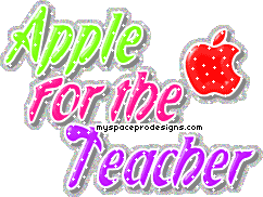 apple for teacher school glitter graphic by spotlight-shure
